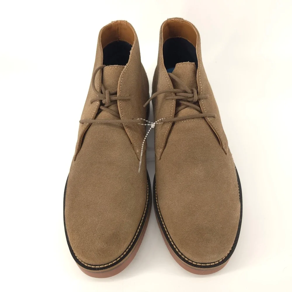 Dockers Mens Nigel Chukka Ankle Boot Suede Tan Size 11 Leather NWOB